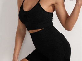Women seamless yoga wear set workout sports bra fitness leggings 2 pcs